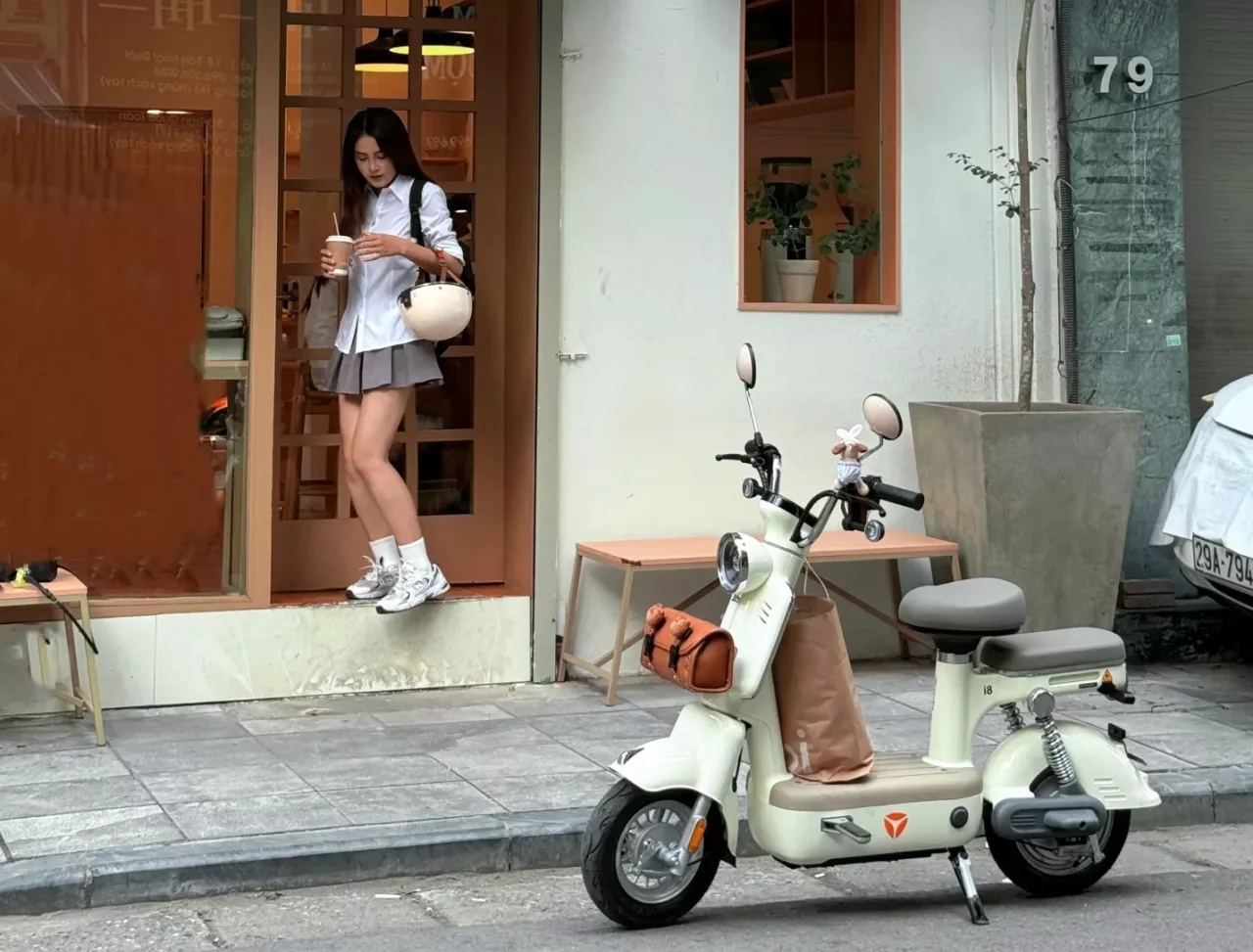 yadea i8 Tựu trường “xanh” cùng top 4 mẫu xe điện Yadea thông minh, thời trang