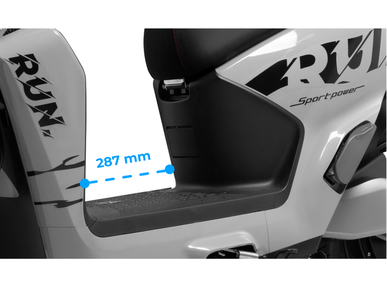 Chiều dài để chân YADEA Voltguard U