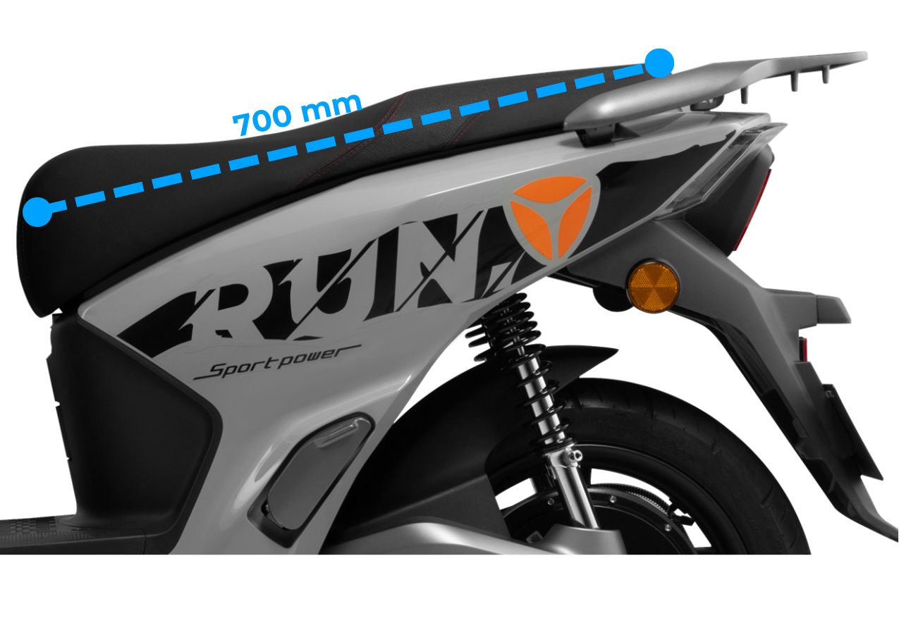 chiều dài yên xe1 YADEA Voltguard U