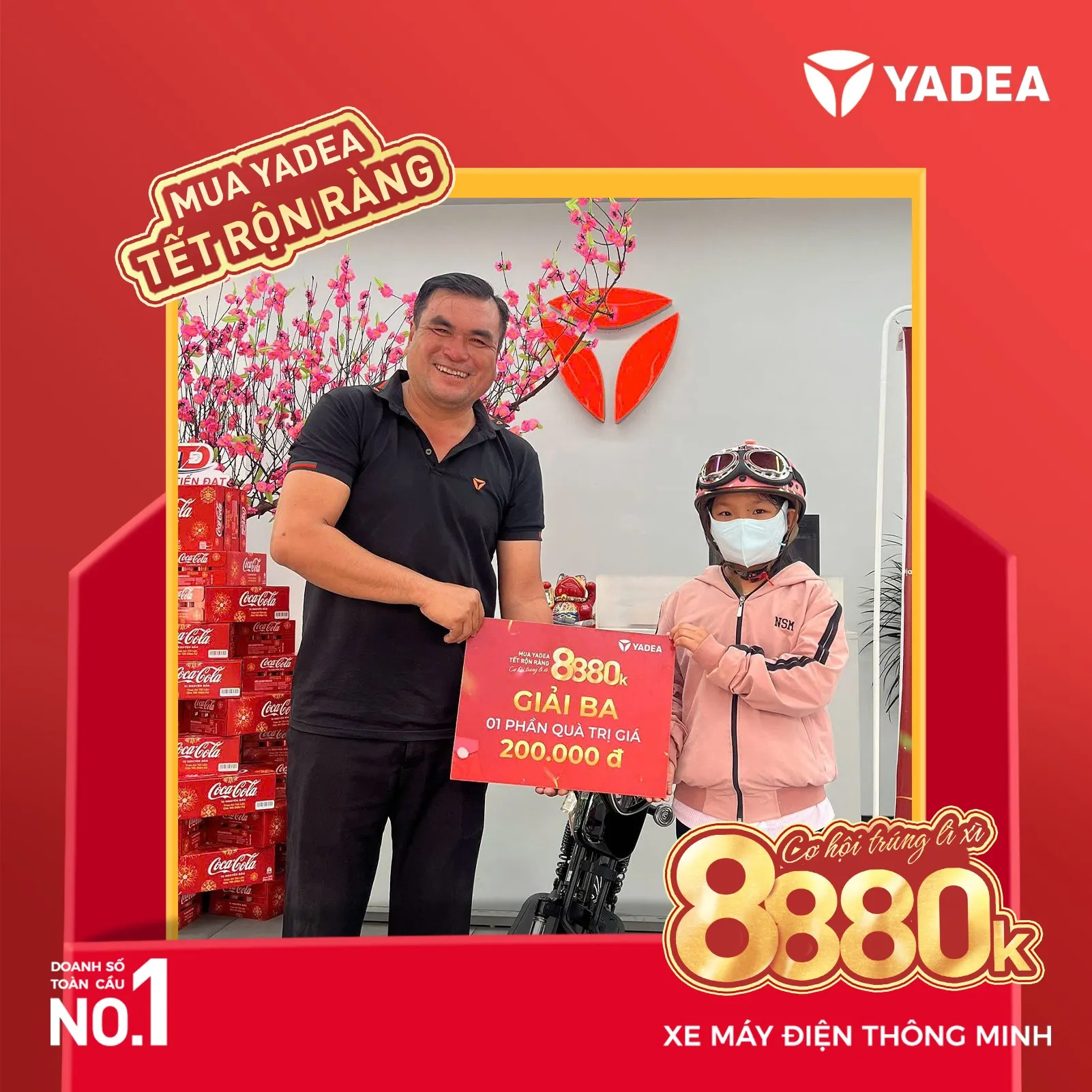 Khách hàng trúng thưởng YADEA Tết rộn ràng7 Lộ diện khách hàng may mắn trúng thưởng chương trình Xuân 2025 (mới nhất)
