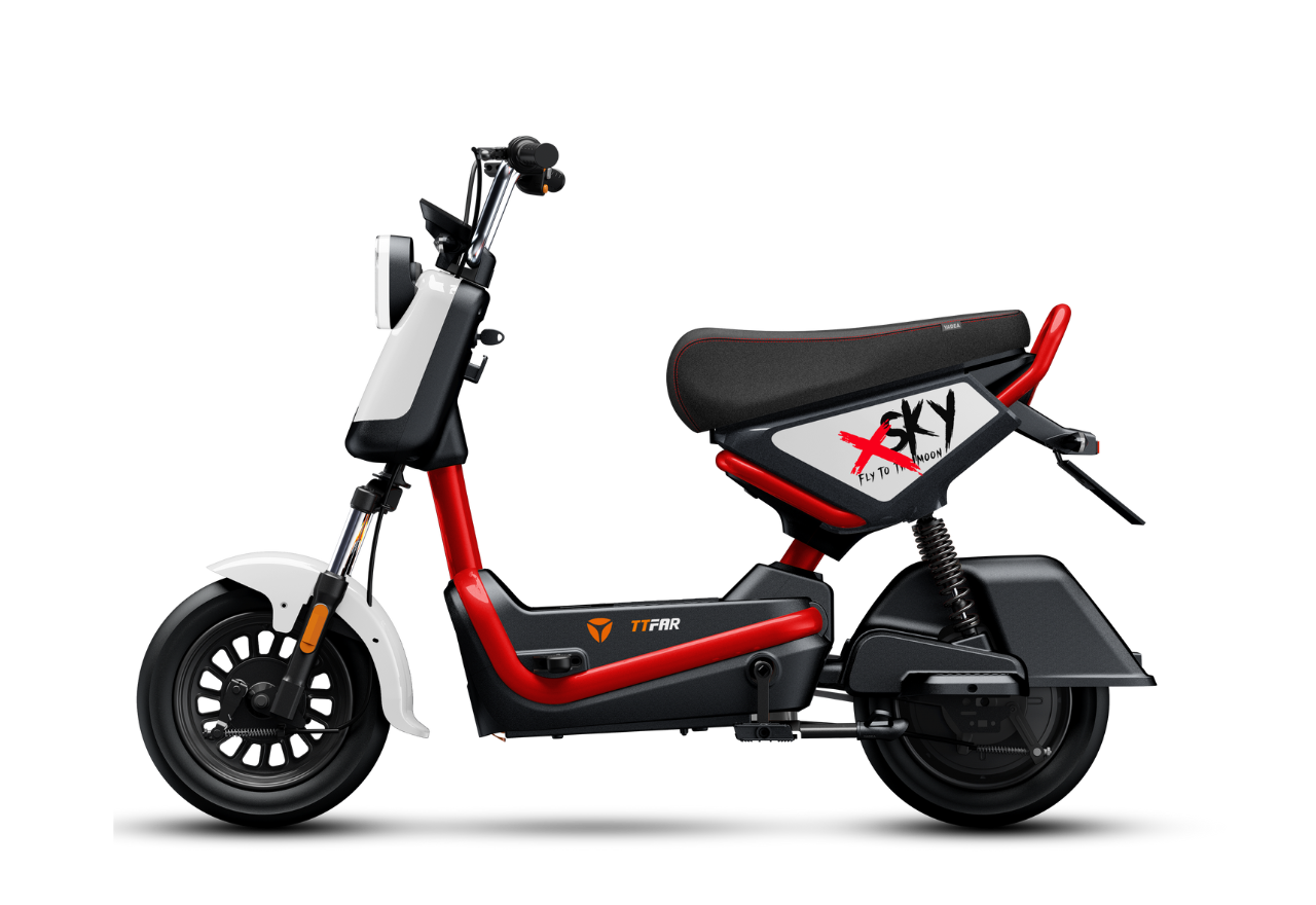 X-Sky màu trắng đỏ YADEA X-Sky