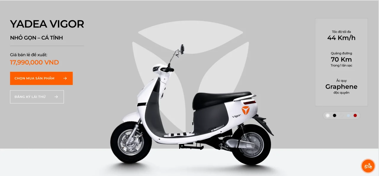 YADEA VIGOR Phân tích chi tiết thông số kỹ thuật xe điện YADEA Vigor