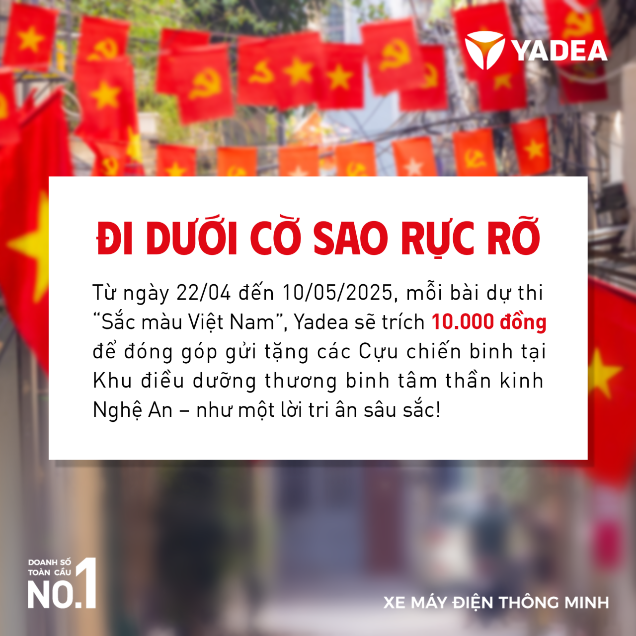 Ta đi trong ánh sao vàng, rừng cờ tung bay