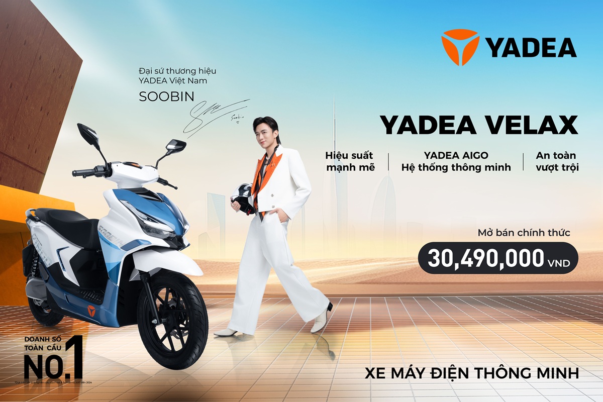 "SOOBIN x YADEA VELAX" - A STAR IN THE CITY