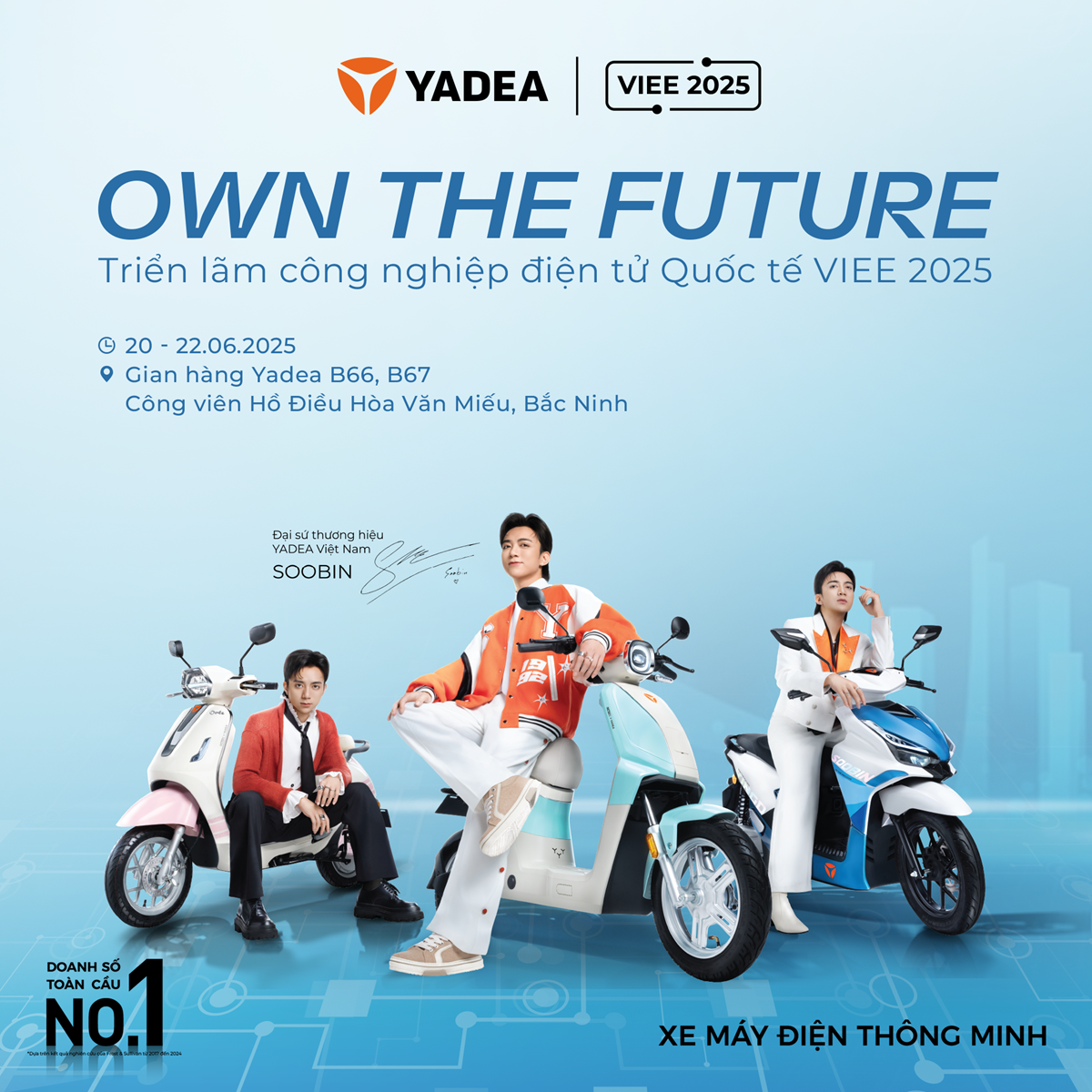 Dẫn đầu xu hướng – Kiến tạo tương lai xanh cùng Yadea tại VIEE 2025
