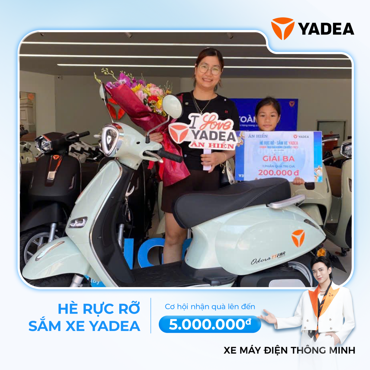 Chốt đơn xe xịn, quay nhẹ là trúng liền tay