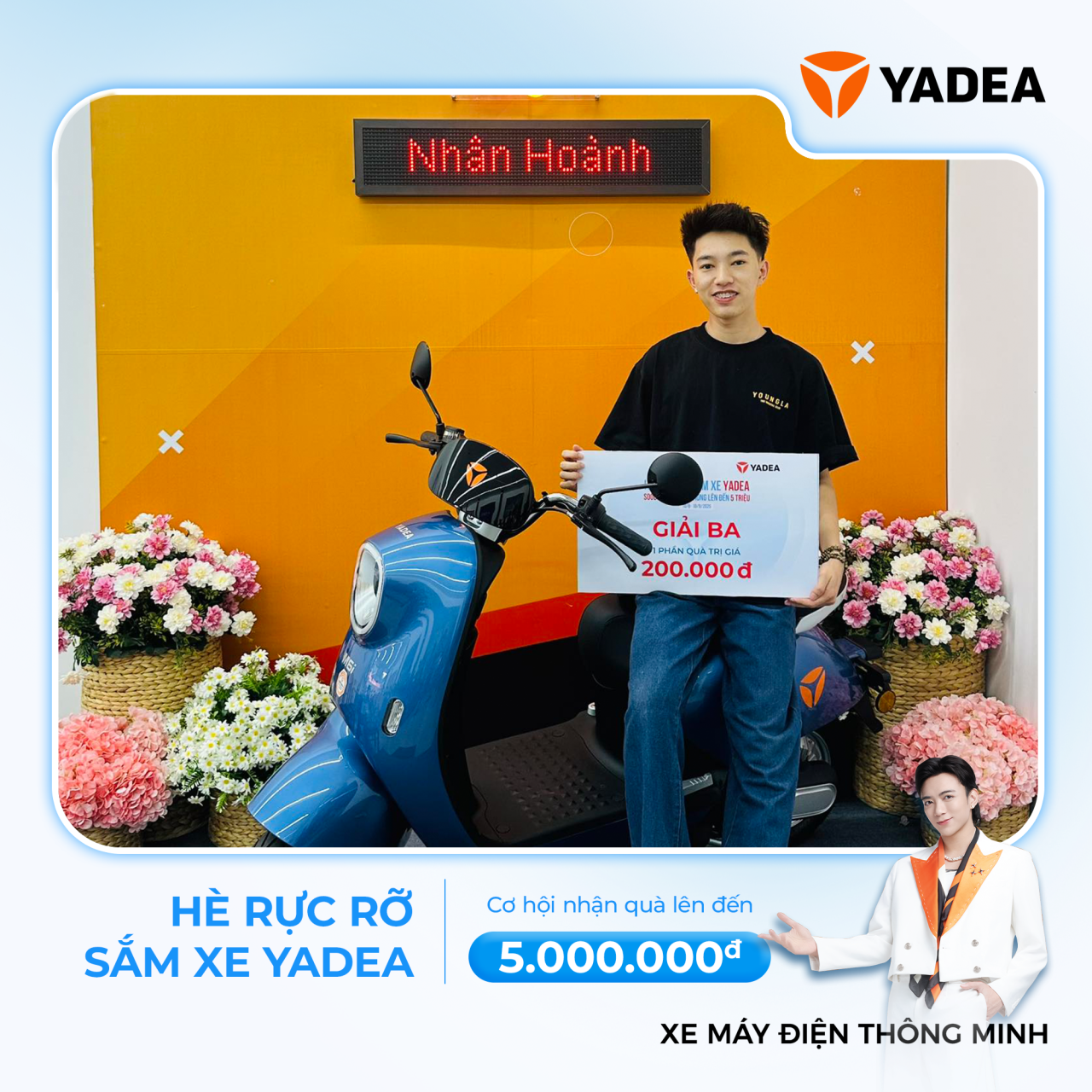 Chốt đơn xe xịn, quay nhẹ là trúng liền tay