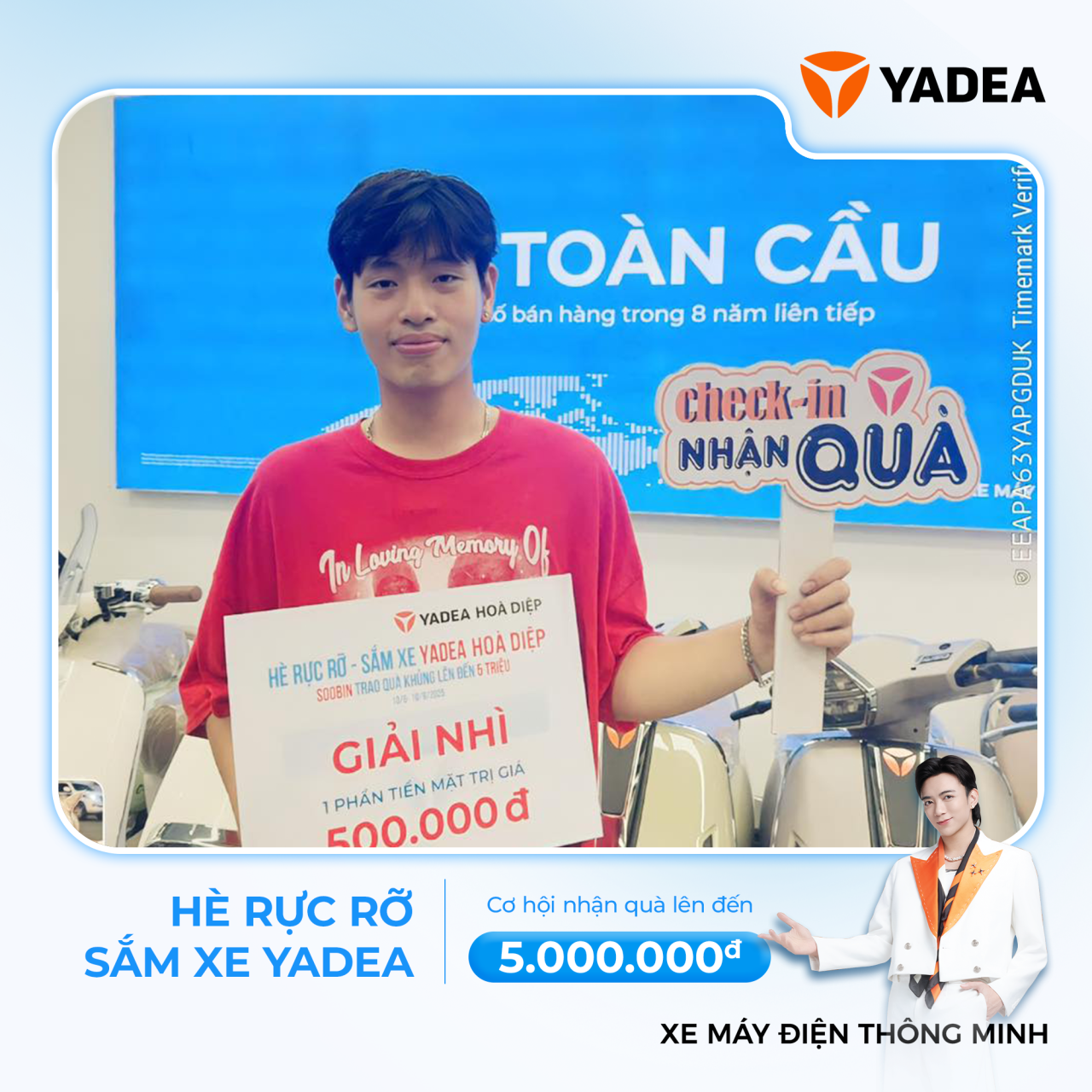 Chốt đơn xe xịn, quay nhẹ là trúng liền tay