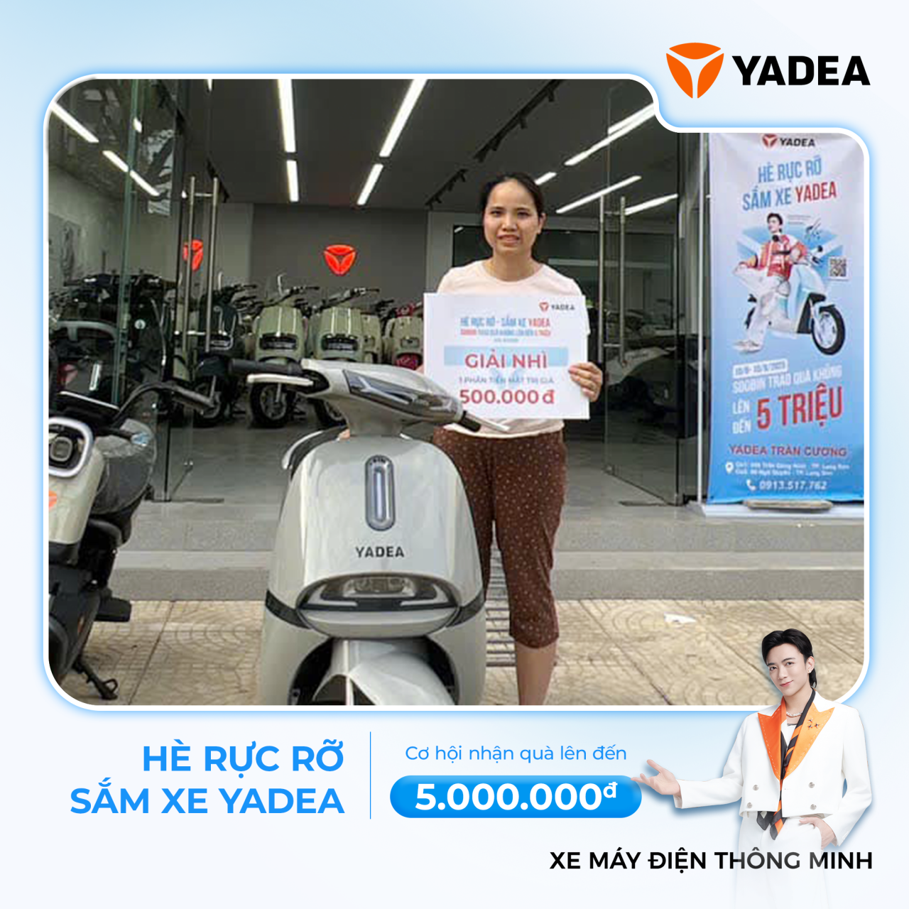 Chốt đơn xe xịn, quay nhẹ là trúng liền tay