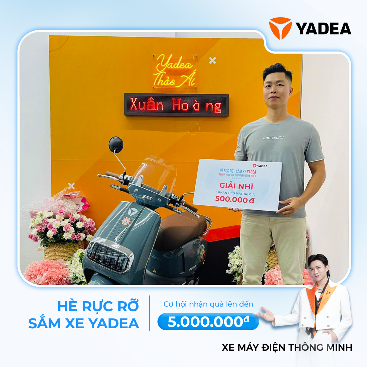 Chốt đơn xe xịn, quay nhẹ là trúng liền tay