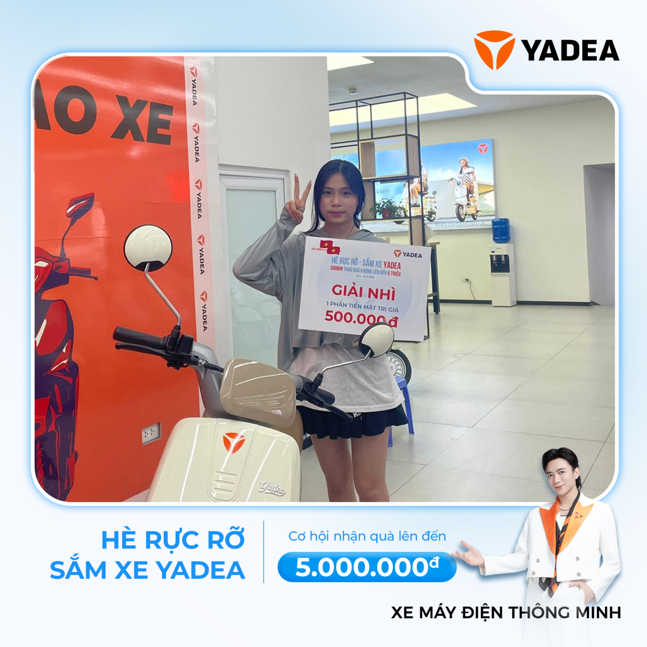 Chốt đơn xe xịn, quay nhẹ là trúng liền tay