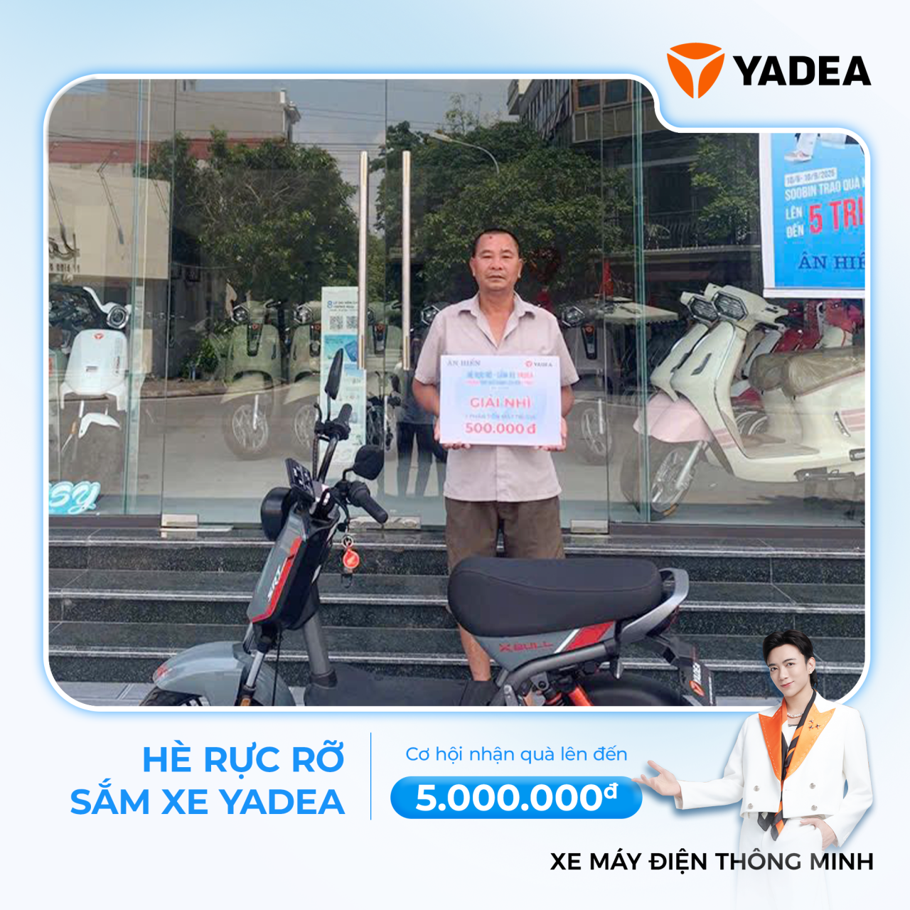 Chốt đơn xe xịn, quay nhẹ là trúng liền tay