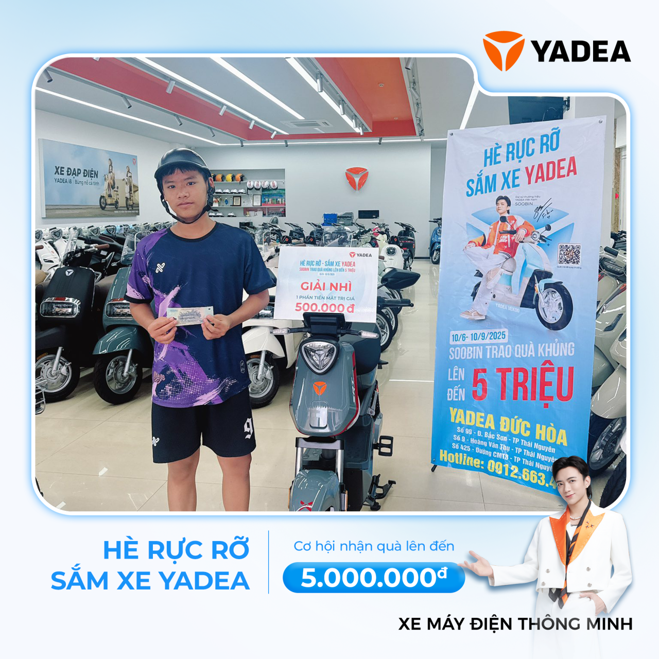 Chốt đơn xe xịn, quay nhẹ là trúng liền tay