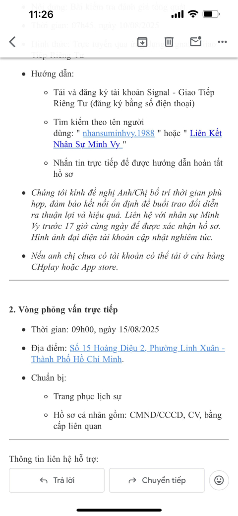 20250909-134135 Cảnh báo giả mạo Yadea Việt Nam tuyển dụng
