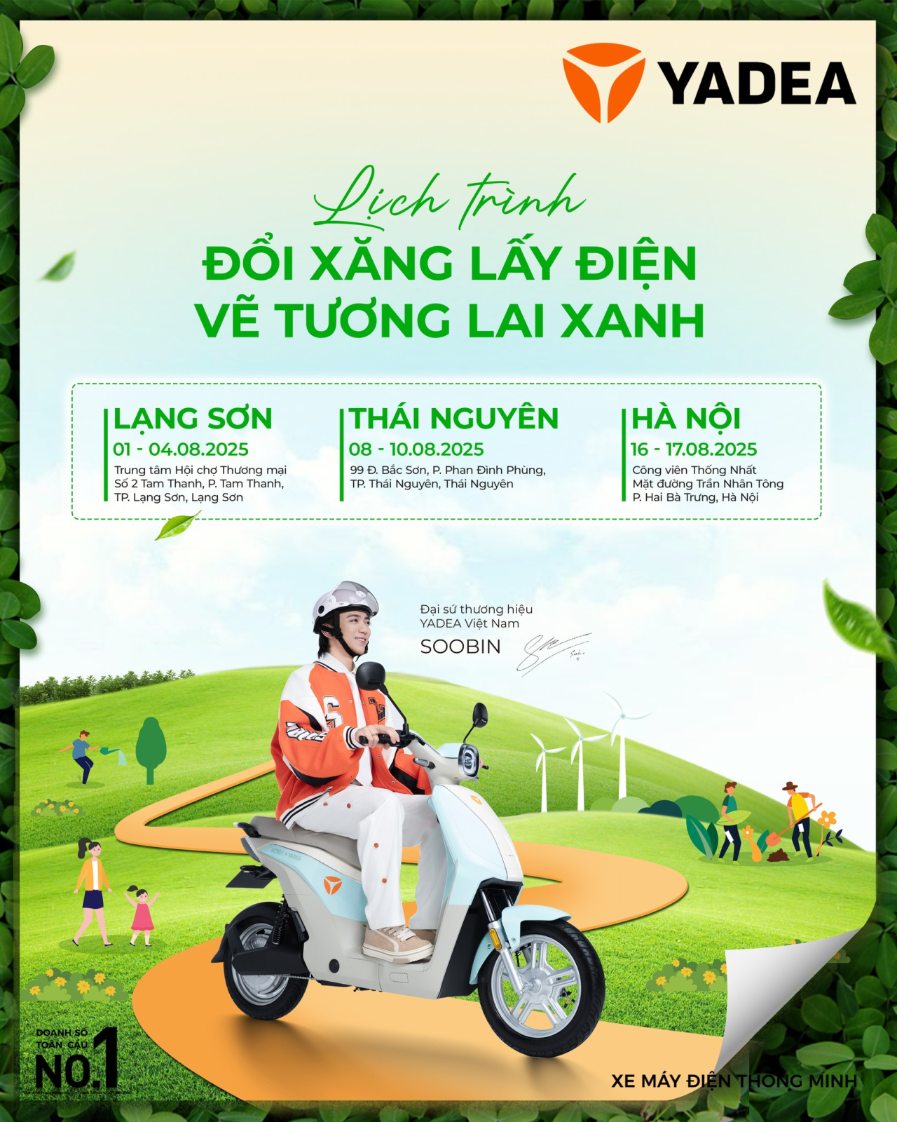 KHÁM PHÁ TƯƠNG LAI XANH CÙNG YADEA – ĐỔI XĂNG LẤY ĐIỆN