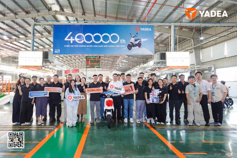 531784687_1069075172063285_3038092971913178008_n (1) Kỷ niệm xe điện thứ 400.000 xuất xưởng – Dấu mốc tự hào của Yadea Việt Nam trên hành trình xanh