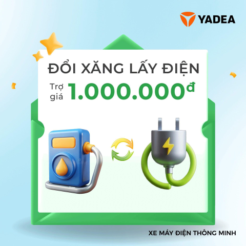 Đổi xe xăng lấy xe điện cùng Yadea Thảo Ái