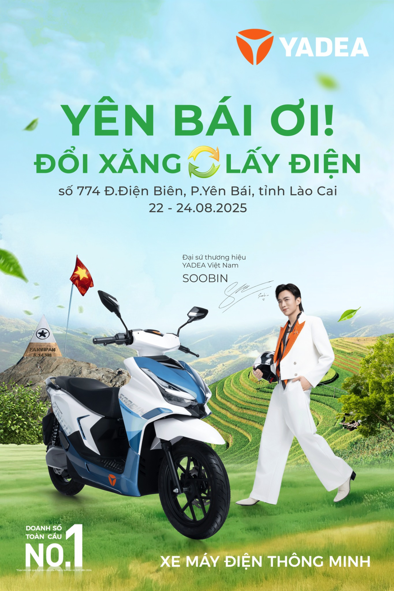 537331239_1076228394681296_6440019339959212006_n Sống xanh, lái sạch – Đổi xăng lấy xe điện cùng Yadea tại Yên Bái