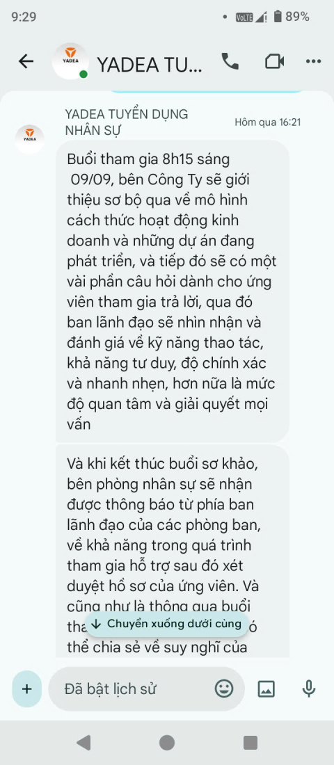 z6992882826734_4850fbb53055a1c7e56a753018b9346d Cảnh báo giả mạo Yadea Việt Nam tuyển dụng