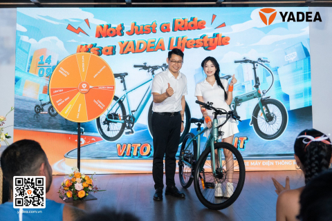 547257207_1095664256071043_3843843290199680997_n Sự kiện ra mắt xe đạp trợ lực điện Yadea