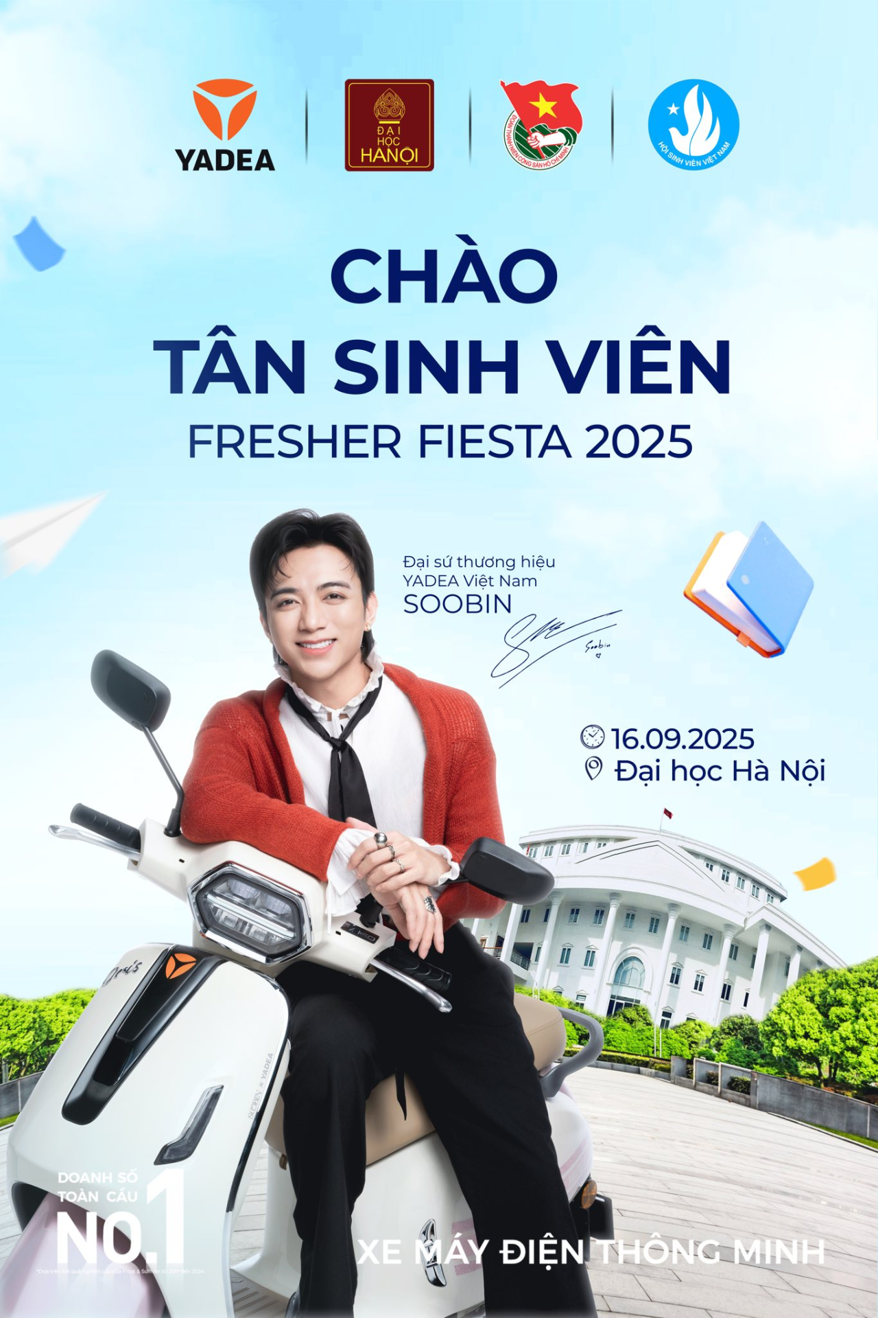 547821037_1095790802725055_6041123639573598765_n YADEA “đổ bộ” Fresher Fiesta 2025 tại Đại học Hà Nội