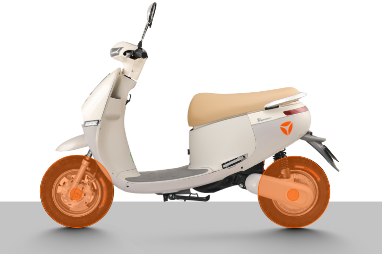 Phanh xe trước sau Vigor mobile YADEA VIGOR NÂNG CẤP