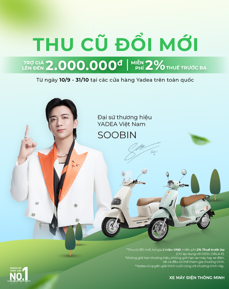768×970 3 bước để tham gia chương trình “Thu cũ đổi mới” của YADEA